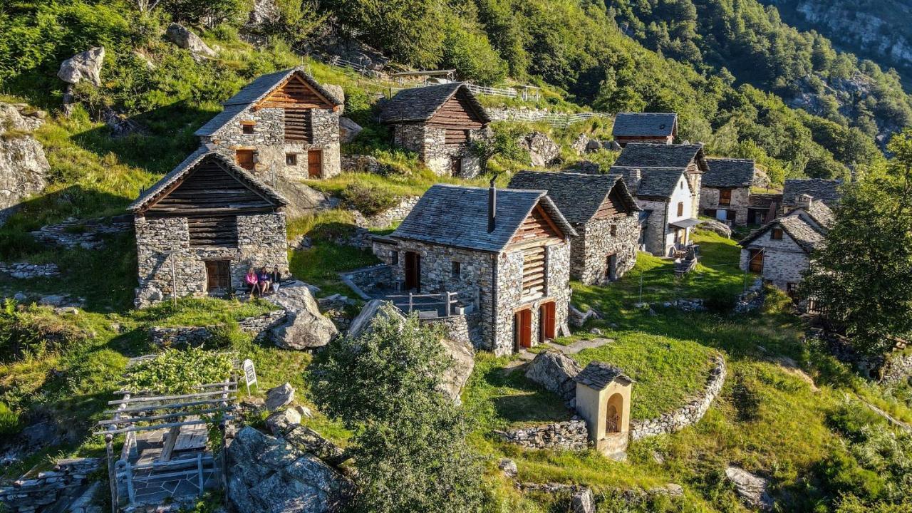 Villa Agri Scinghiöra Brontallo Esterno foto